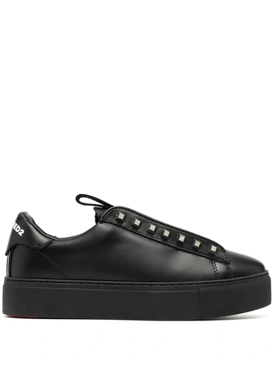 Dsquared2 Low-top Trainers Evolution Tape In Black