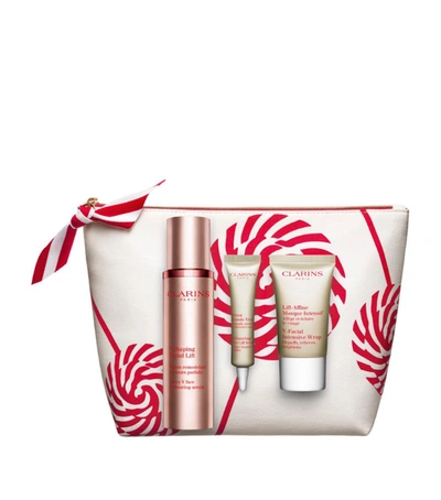 Clarins V Shaping Facial Lift Collection Gift Set In White