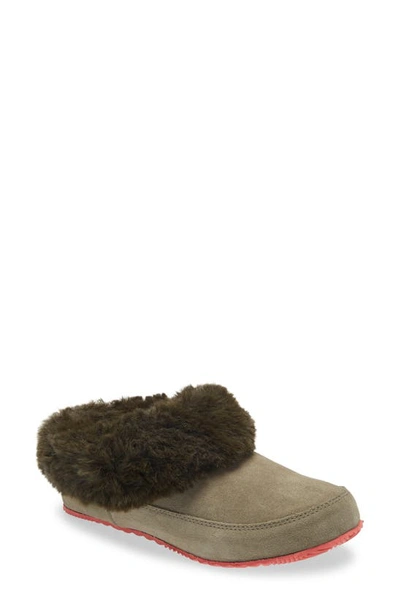 Sorel Go Coffee Run Slippers Women's Shoes In Sage