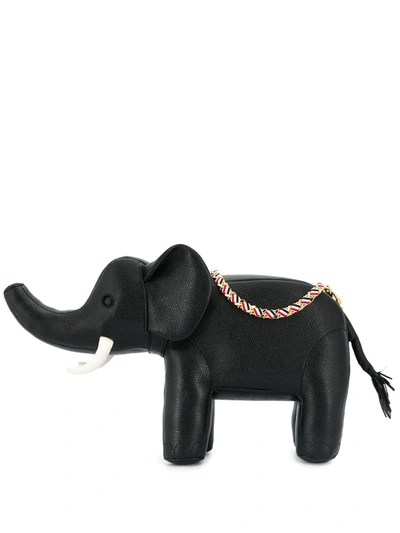 Thom Browne Elephant Chain Shoulder Bag In Black