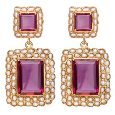 Christie Nicolaides Rosalina Earrings Pink
