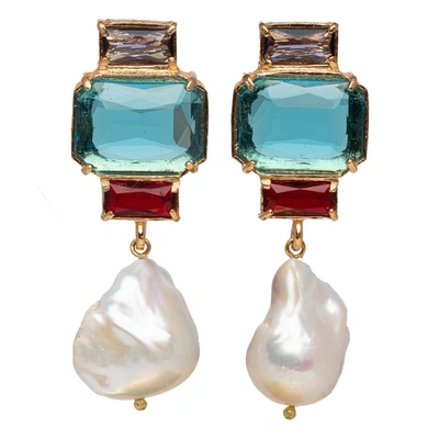 Christie Nicolaides Bambina Earrings Blue