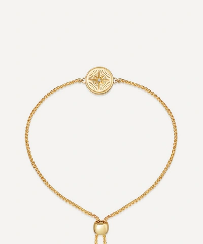 Astley Clarke Celestial Compass Kula 18-carat Yellow Gold-plated Vermeil Sterling Silver Bracelet