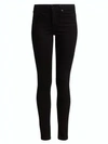 Rag & Bone Cate Mid-rise Ankle Skinny Jeans In No Fade Black