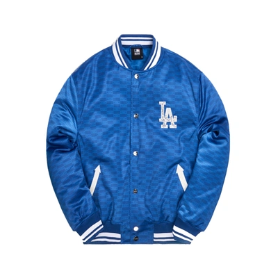 Pre-owned Kith  For Major League Baseball Los Angeles Dodgers Bomber Royal Blue