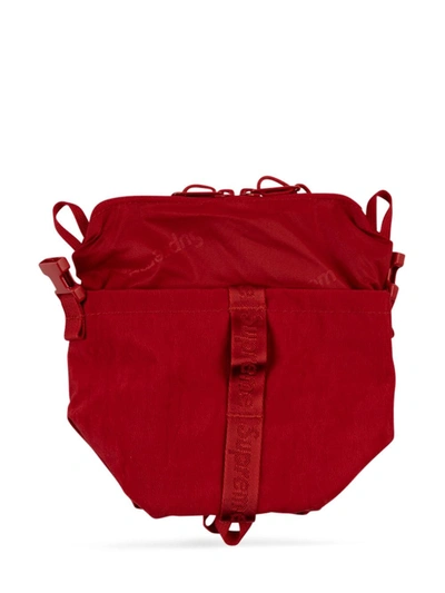 Supreme Logo Neck Pouch In Red