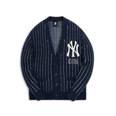 Pre-owned Kith  For Major League Baseball New York Yankees Cardigan Navy