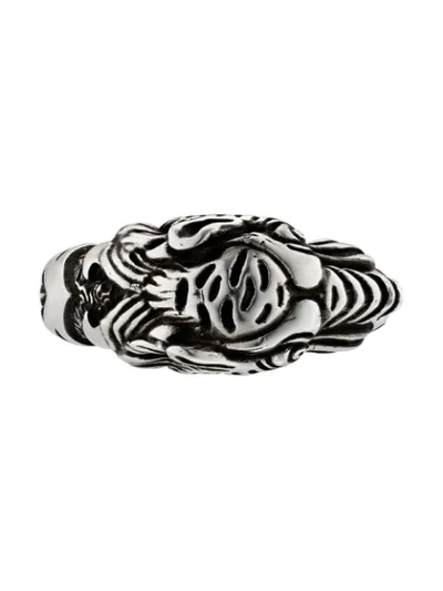 Gucci Garden Ring In Silver