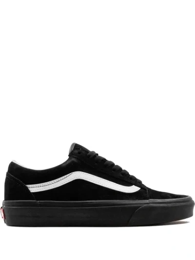 Vans Ua Old Skool Sneakers Vn0a4u3b18l1 In Black/ Black Leather