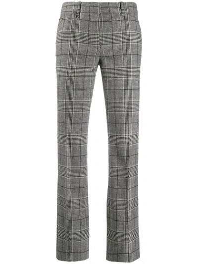 Barbara Bui Prince Of Wales Tailored Trousers In Grey