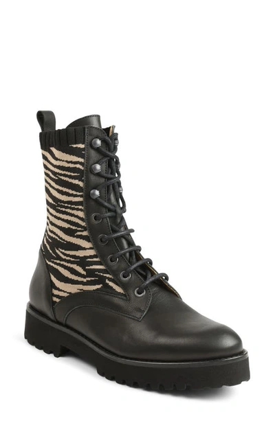 Andre Assous Women's Miri Lace Up Booties In Tiger Fabric