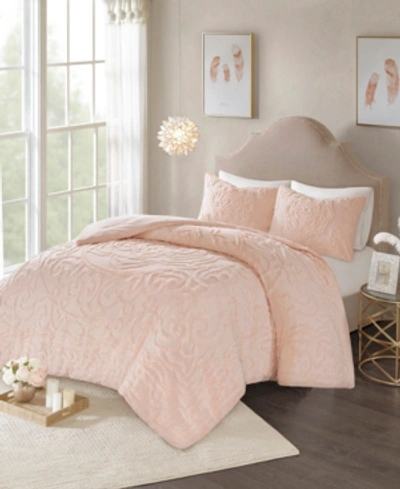 Madison Park Laetitia Medallion 3-pc. Comforter Set, King/california King In Blush