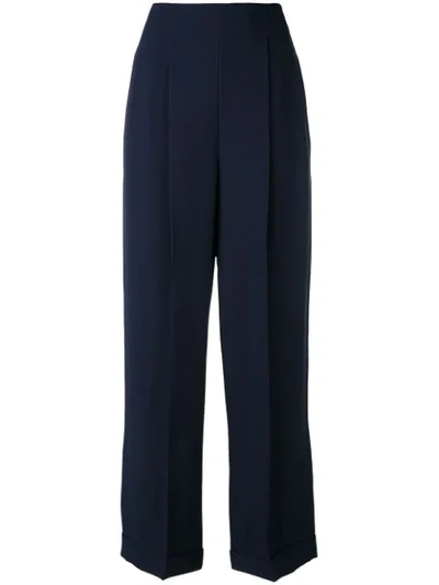 Ferragamo Salvatore  Tailored Trousers - Blue