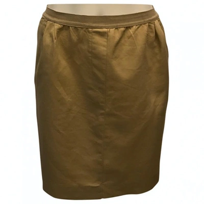 Pre-owned See By Chloé Mini Skirt In Beige