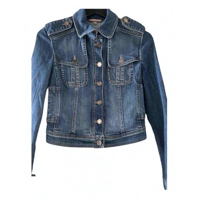 Pre-owned Burberry Navy Denim - Jeans Jacket