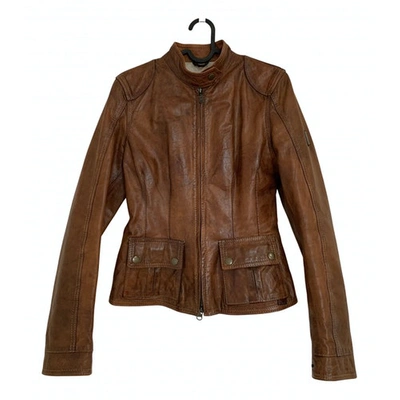 Pre-owned Belstaff Brown Leather Jacket