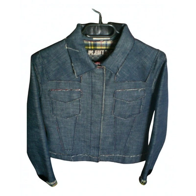 Pre-owned Jean Paul Gaultier Blue Denim - Jeans Leather Jacket