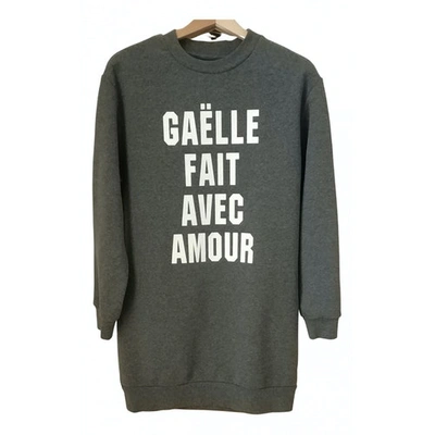 Pre-owned Gaelle Paris Mini Dress In Grey