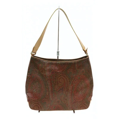 Pre-owned Etro Handbag In Burgundy