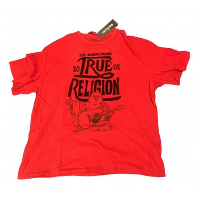 Pre-owned True Religion Red Cotton T-shirt