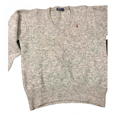 Pre-owned Polo Ralph Lauren Wool Jumper In Grey
