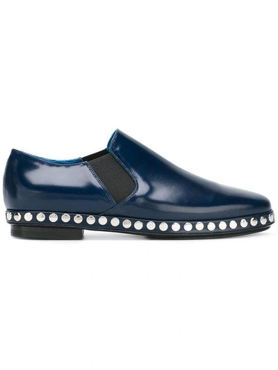 Kenzo Studded Slip-on Shoes - Blue
