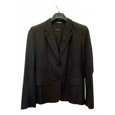 Pre-owned Max Mara Black Synthetic Jacket