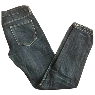 Pre-owned Edwin Blue Cotton Jeans