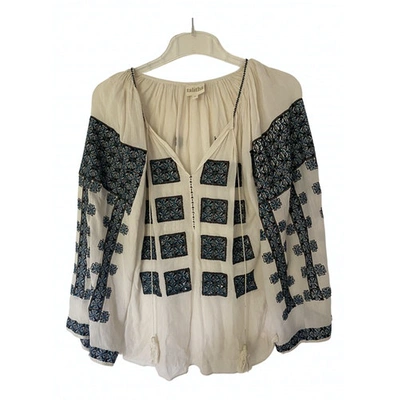 Pre-owned Talitha Tunic In Beige