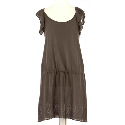 Pre-owned Comptoir Des Cotonniers Dress In Brown
