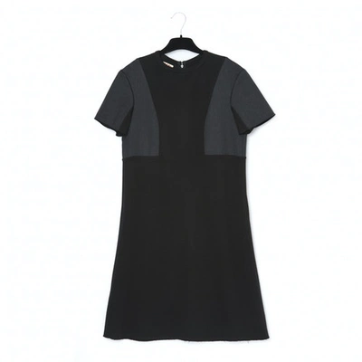 Pre-owned Marni Wool Mid-length Dress In Black