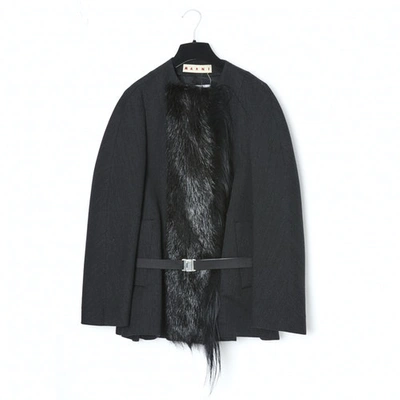 Pre-owned Marni Wool Jacket In Anthracite