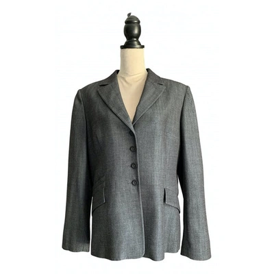 Pre-owned Cacharel Wool Blazer In Anthracite