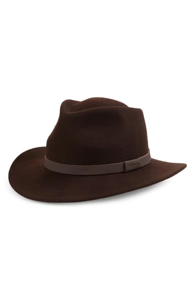 Barbour Bushman Fedora In Brown