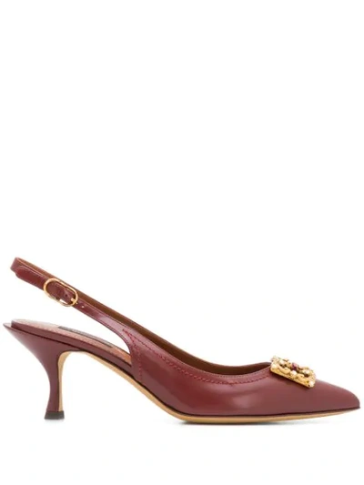 Dolce & Gabbana Amore 70mm Pumps In Red