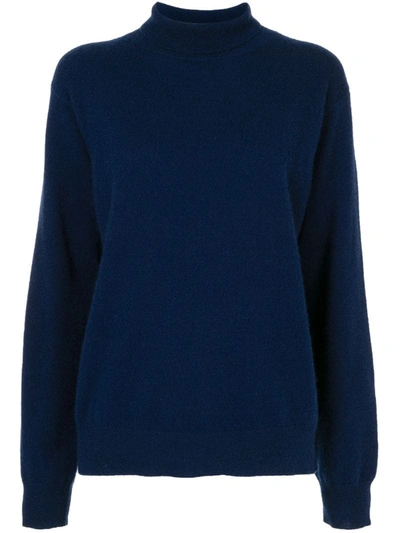 Sofie D'hoore Roll Neck Jumper In Blue