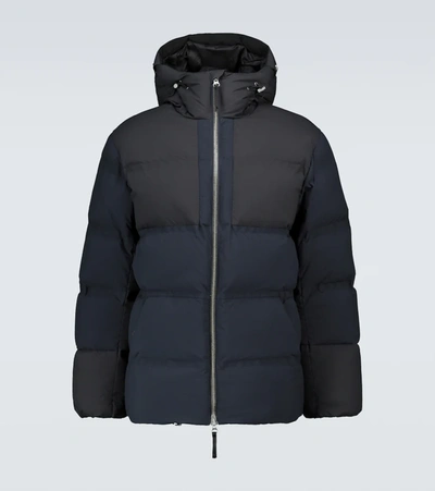 Aztech Mountain Durant Feather Down Jacket In Navy