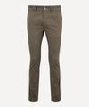 Nn07 Marco 1400 Slim Chino Trousers In Khaki