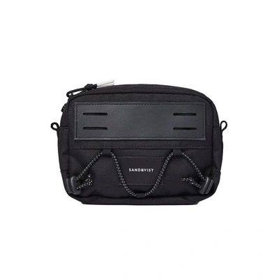 Sandqvist Douglas Elastic Cord Mini Cordura Bag In Black