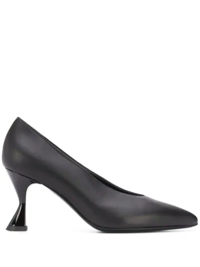 Pollini Pointed Toe Pumps In Black