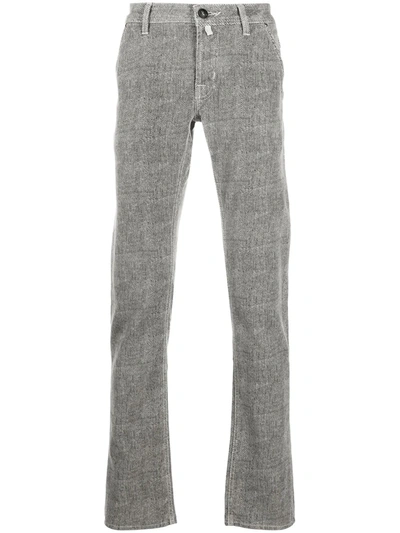 Jacob Cohen Straight-leg Five Pocket Jeans In Grey