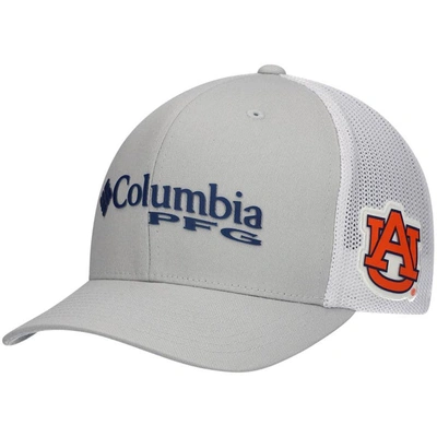 Columbia Auburn Tigers Pfg Trucker Cap In Gray
