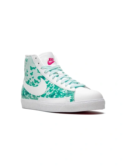 Nike Kids' Blazer Mid Premium Sneakers In White