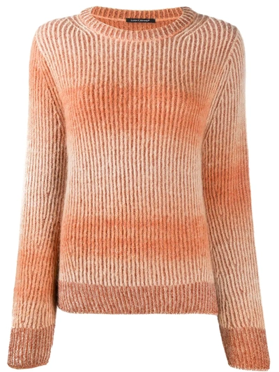 Luisa Cerano Gradient Effect Jumper In Orange