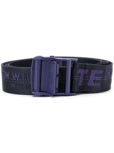 Off-white Industrial Belt In Purple