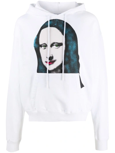 Pre-owned Off-white Oversize Fit Monalisa Hoodie White/black