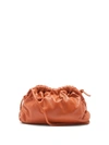 Mansur Gavriel Cloud Mini Leather Cross-body Bag In Red