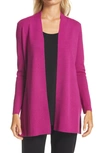 Eileen Fisher Merino Straight Long Cardigan In Cerse