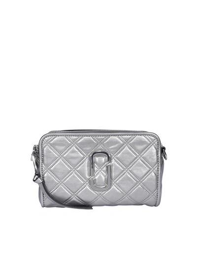 Marc Jacobs The Quilted Softshot 21 Cross Body Bag In Grey