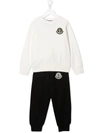 Moncler Kids' Cotton Sweatshirt & Sweatpants In White